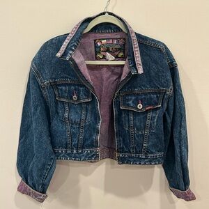 Jordache vintage cropped Jean jacket